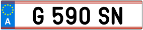 Truck License Plate